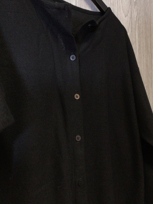 Eileen Fisher Cardigan Wool Crepe Size Large New